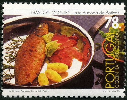 Portugal - 1996 - Cozinha Tradicional - Tras os Montes Truta Boticas - 78Esc