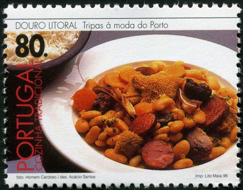 Portugal - 1996 - Cozinha Tradicional - Douro Litoral Tripas Porto - 80Esc