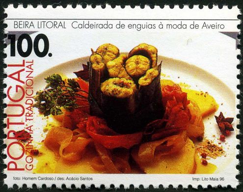 Portugal - 1996 - Cozinha Tradicional - Beira Litoral Caldeirada Enguias - 100Esc