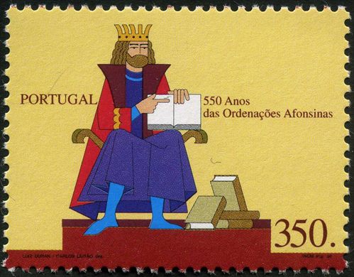 Portugal - 1996 - Ordenacoes Afonsinas 550 Anos - 350Esc