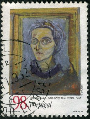 Portugal - 1996 - Europa - Mulheres Famosas - Vieira da Silva - 98Esc