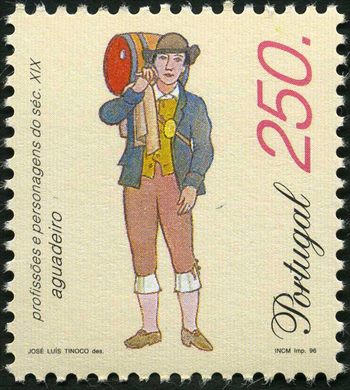 Portugal - 1996 - Profissoes e Personagens do Seculo XIX - 250Esc