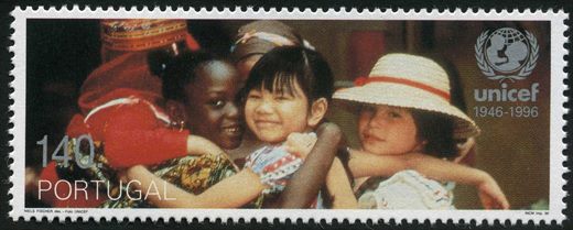 Portugal - 1996 - 50 Aniversario UNICEF - Criancas - 140Esc