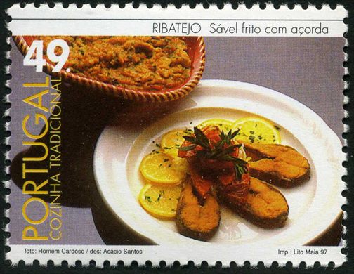 Portugal - 1997 - Cozinha Tradicional - Ribatejo Savel Frito Acorda - 49Esc