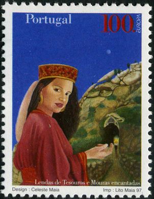Portugal - 1997 - Europa - Lendas de Tesouros e Mouras Encantadas - 100Esc