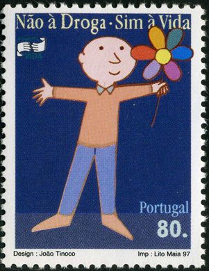 Portugal - 1997 - Nao a Droga Sim a Vida - 80Esc00