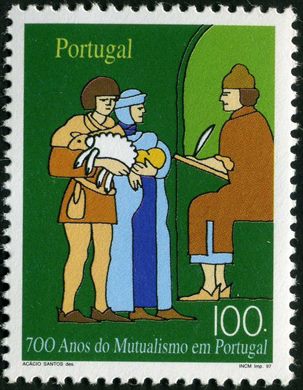 Portugal - 1997 - Mutualismo em Portugal 700 Anos - 100Esc