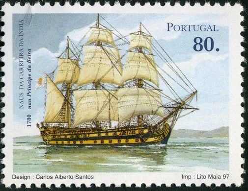 Portugal - 1997 - Naus da Carreira da India - 80Esc00
