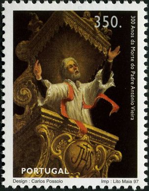 Portugal - 1997 - 300 Anos Morte Padre Antonio Vieira - 350Esc