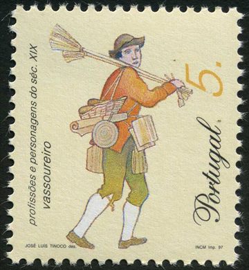 Portugal - 1997 - Profissoes e Personagens do Seculo XIX - 5.00