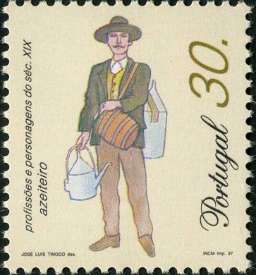 Portugal - 1997 - Profissoes e Personagens do Seculo XIX - 30Esc