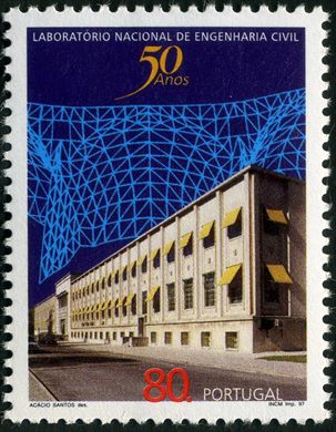 Portugal - 1997 - Laboratorio Nacional de Engenharia Civil - 80Esc