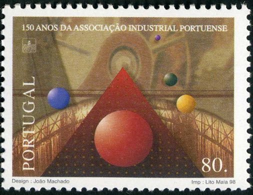 Portugal - 1998 - 150 Anos Associacao Industrial Portuense - 80Esc
