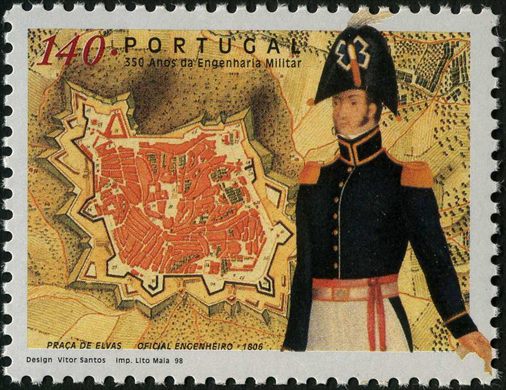 Portugal - 1998 - Engenharia Militar 350 Anos - 140Esc
