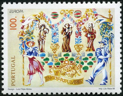 Portugal - 1998 - Europa - Festas dos Santos Populares - 100Esc