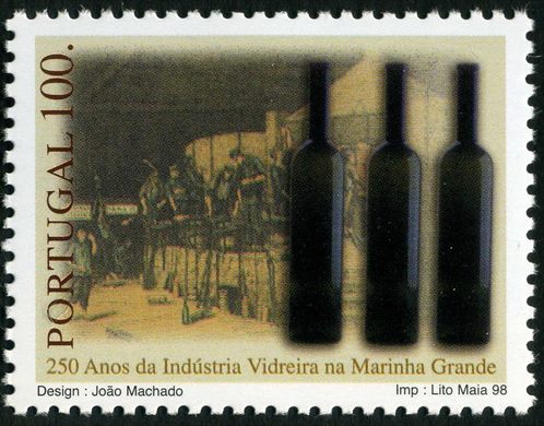 Portugal - 1998 - 250 Anos Industria Vidreira Marinha Grande - 100Esc