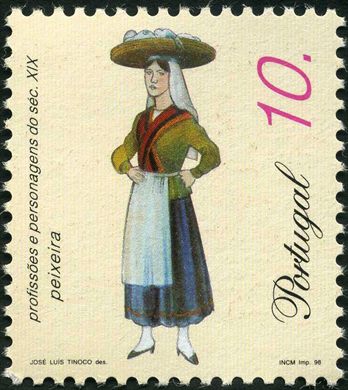 Portugal - 1998 - Profissoes e Personagens do Seculo XIX - 10.00