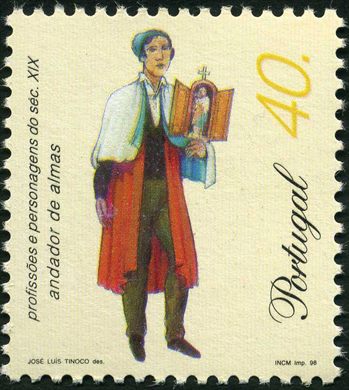 Portugal - 1998 - Profissoes e Personagens do Seculo XIX - 40.00