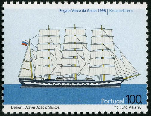 Portugal - 1998 - Regata Vasco da Gama - 100.00