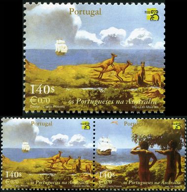 Portugal - 1999 - Os Portugueses na Australia - Cangurus - 140 00