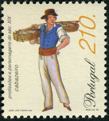 Portugal - 1999 - Profissoes e Personagens do Seculo XIX - 210.00