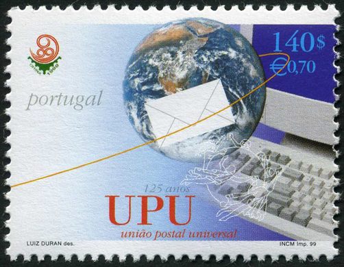 Portugal - 1999 - 125 Anos UPU - 140Esc