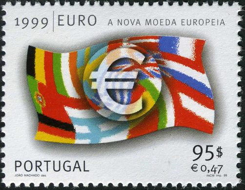 Portugal - 1999 - Euro Nova Moeda Europeia - 95Esc