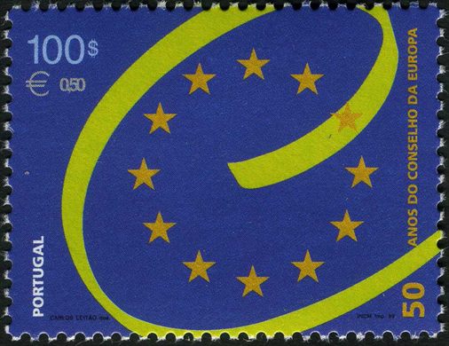 Portugal - 1999 - 50 Anos do Conselho da Europa - 100Esc