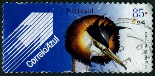 Portugal - 2000 - Aves de Portugal Correio Azul - Mergulhao de Crista - 85Esc