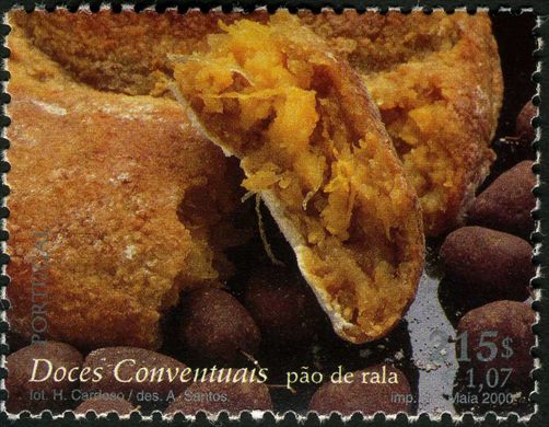 Portugal - 2000 - Doces Conventuais - Pao de Rala - 215 00Esc