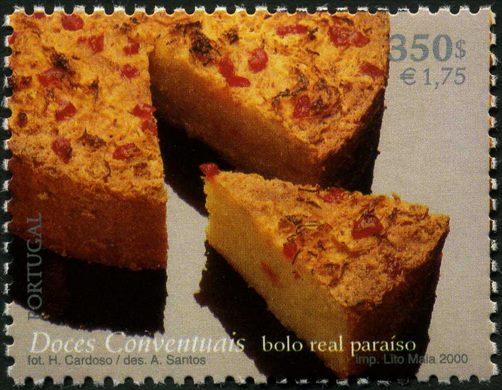 Portugal - 2000 - Doces Conventuais - Bolo Real Paraiso - 350 00Esc