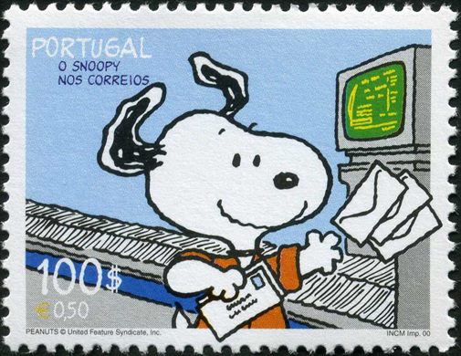 Portugal - 2000 - O Snoopy nos Correios - 100 00Esc