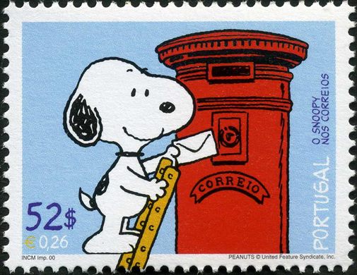 Portugal - 2000 - O Snoopy nos Correios - 52 00Esc