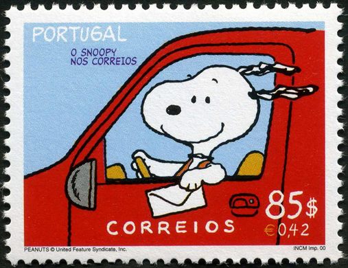 Portugal - 2000 - O Snoopy nos Correios - 85 00Esc