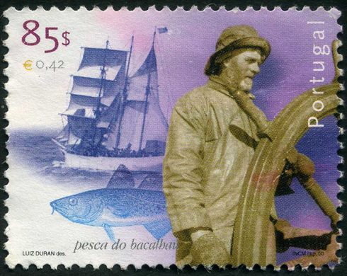 Portugal - 2000 - Pesca do Bacalhau - Pescador e Lugre - 85Esc
