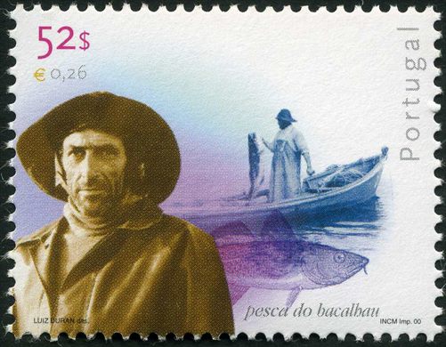 Portugal - 2000 - Pesca do Bacalhau - Pescador Retrato - 52Esc