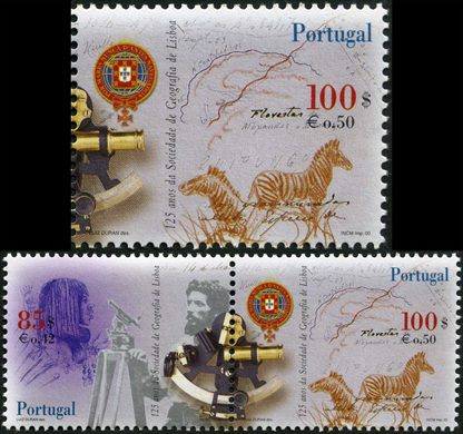 Portugal - 2000 - 125 Anos Sociedade Geografia Lisboa - 100Esc