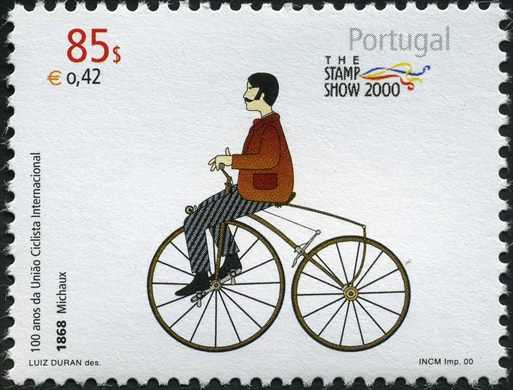 Portugal - 2000 - 100 Anos da Uniao Ciclista Internacional (Michaux) - 85Esc