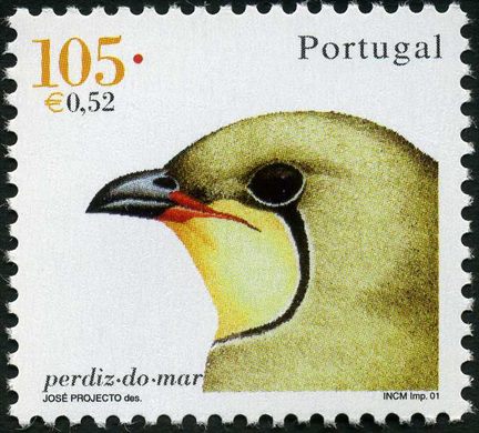 Portugal - 2001 - Aves de Portugal - Perdiz do Mar - 105Esc