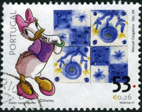 Portugal - 2001 - Disney e Azulejos - Daisy - 53 00Esc