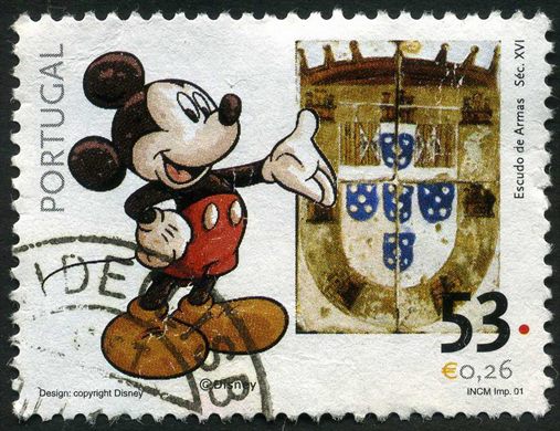 Portugal - 2001 - Disney e Azulejos - Mickey - 53 00Esc