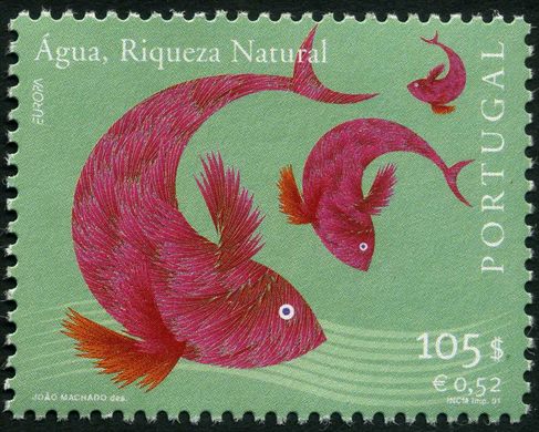Portugal - 2001 - Europa - Agua Riqueza Natural - 105Esc