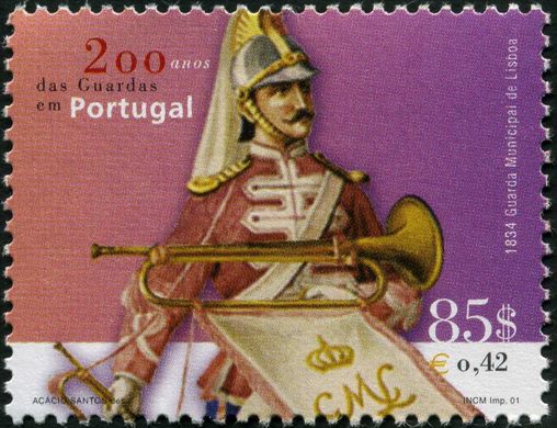 Portugal - 2001 - 200 Anos Guardas em Portugal - 85Esc