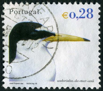 Portugal - 2002 - Aves de Portugal - Andorinha do Mar Ana - 0.28Euro