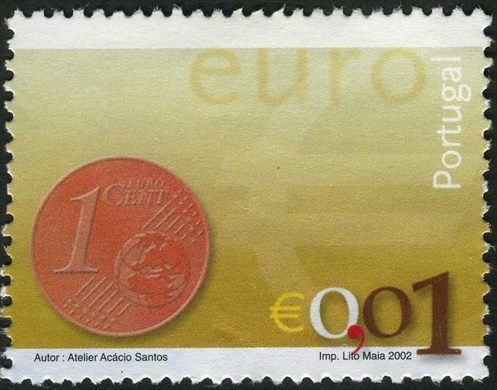 Portugal - 2002 - Introducao do Euro - 0.01Euro