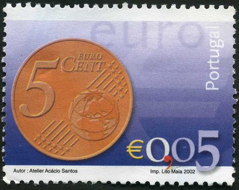 Portugal - 2002 - Introducao do Euro - 0.05Euro