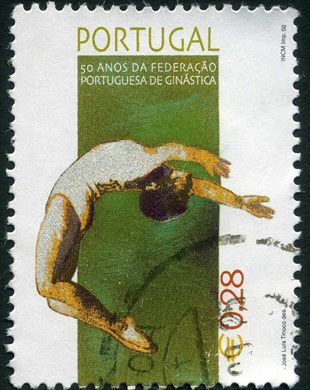 Portugal - 2002 - 50 Anos da Federacao Portuguesa de Ginastica - 0Eur28