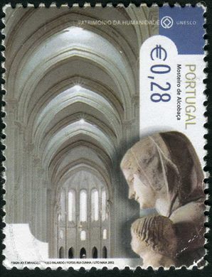 Portugal - 2002 - Patrimonio Humanidade UNESCO - Mosteiro de Alcobaca - 0.28Euro
