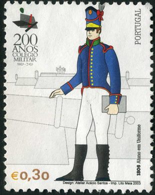 Portugal - 2003 - 200 Anos Colegio Militar - 0.30Euro