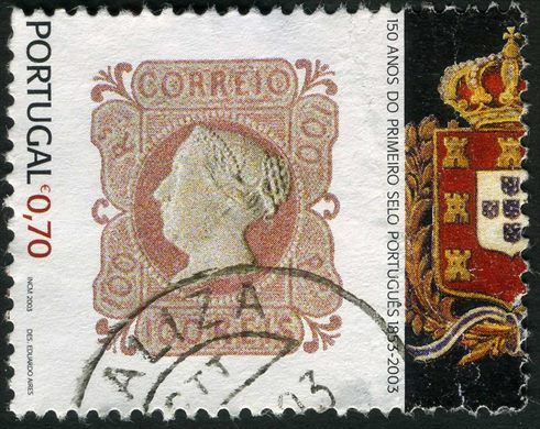Portugal - 2003 - 150 Anos Primeiro Selo Portugues - 0.70Euro